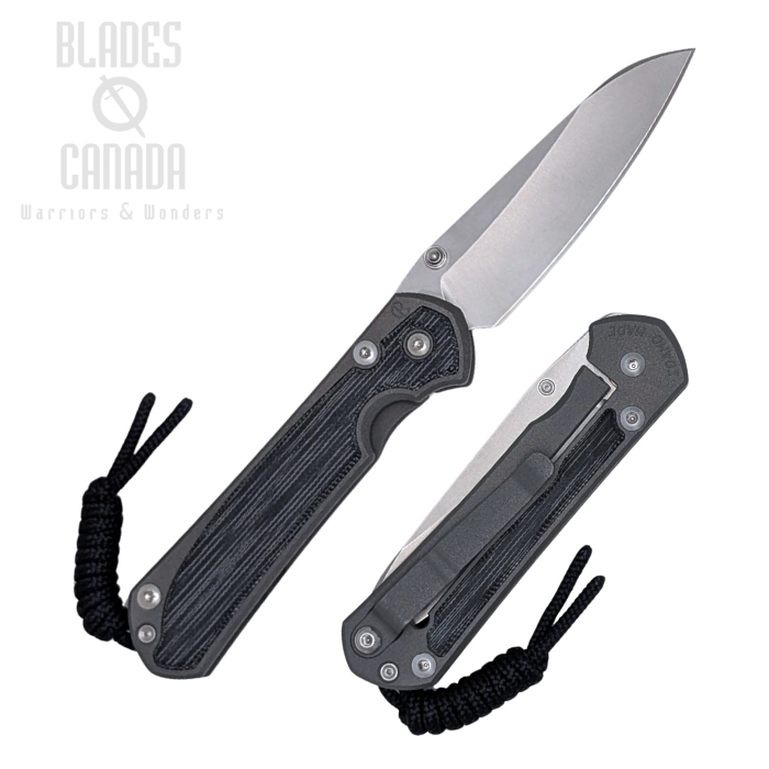 (image for) Chris Reeve Small Sebenza 31 Insingo Framelock Folding Knife, Magnacut SW, Left Handed, Titanium Sandblasted w/Micarta Black Inlay, S31-1221